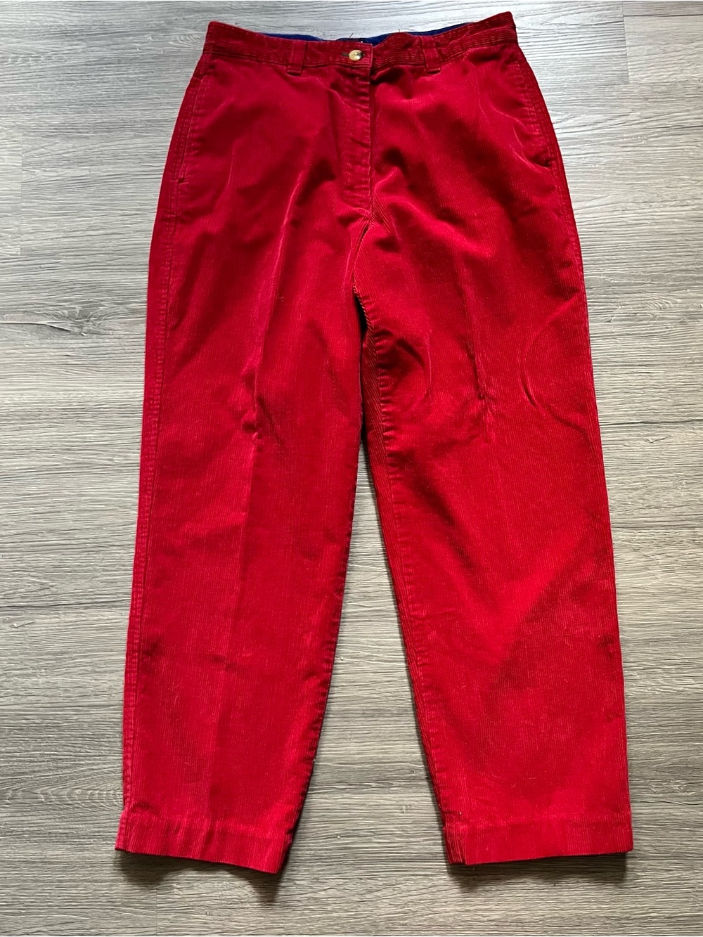 Tommy Hilfiger Red Corduroy Trousers